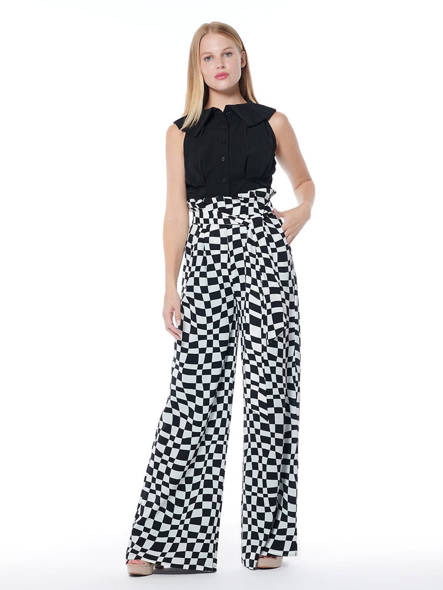 Sheer Polka-Dot Top w/Long Balloon Cuffed Sleeves - Gracia Fashion